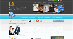 Desktop Screenshot of mandainfosoft.com